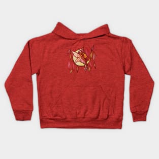 Autumn Moon Witch Kids Hoodie